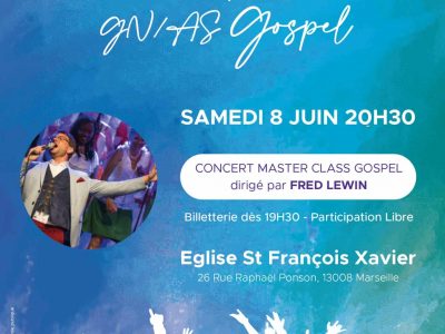 Concert Master Class Gospel – Samedi 8 juin, à 20h30